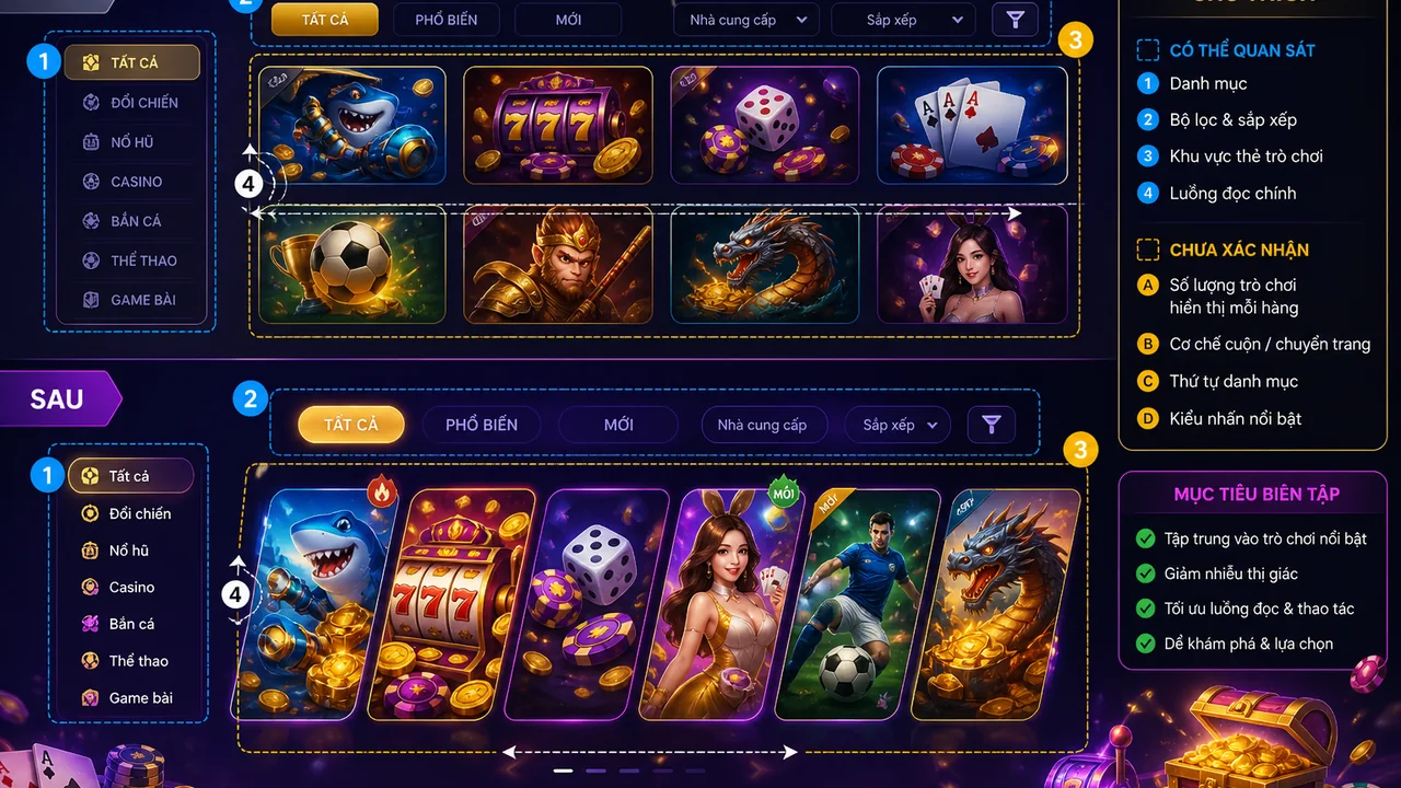 Đọc sảnh game trước khi chọn bàn: go88 thay đổi giao diện nên hiểu thế nào?
